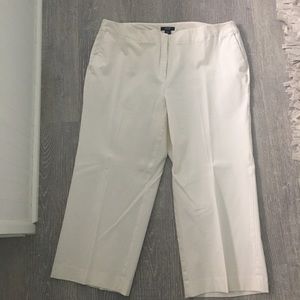 White Alfani ankle pants 16W